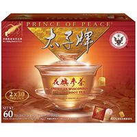 Prince of Peace - American Wisconsin Ginseng Root Tea (2 boxes x 30 teabags each) - 3 boxes