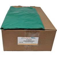 PlasticMill 20-30 Gallon Garbage Bags: Green, 1.2 MIL, 30x36, 200 Bags.