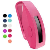 HQzon Compatible Clip Replacement for Fitbit Inspire & Fitbit Inspire HR Fitness Tracker, Made of Soft Comfortable Silicone（Clip-Pink）