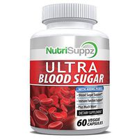 Natural Ultra Blood Sugar Supplement - Helps Support Healthy Blood Sugar & Glucose Levels - Immune System, Heart, Pancreas, Diabetic, Glucose, Insulin with Bitter Melon, Licorice Root, Cayenne Pepper