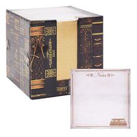 Punch Studio Library Books Loose Sheet Memo Set in Foil-Embellished Box