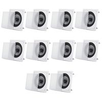 Acoustic Audio CS-I82S-5PR 300 Watt 8" 2-Way Home Theater In-Wall/Ceiling Speakers (5-Pair)