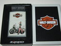 Zippo Harley US Army Pinup