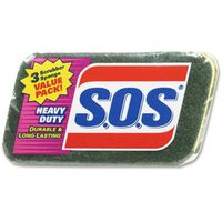 Clorox S.O.S. Scrub Sponge - 3/Pack - Yellow