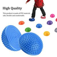 Eboxer Foot Massage Ball, Yoga Balls Spiky Roller Ball for Deep Tissue Trigger Point Foot Massager Plantar Fasciitis Therapy Release Exercises (Yellow)