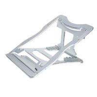 New Multi-Function Laptop Stand Aluminum Alloy Desk Cooling Dock Holder has Support Bracket Compatible iPad Pro/MacBook Air/MacBook Pro/Surface Pro and Other Laptop Notebook (Silvery)