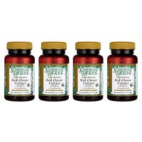 Swanson High-Potency Red Clover Extract 125 Milligrams 60 Capsules (4 Pack)