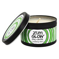 Indigo Wild Rosemary-Mint Zum Glow Soy Aromatherapy Candles, 7oz. - 3 Pack