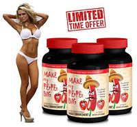 Tongkat Ali Male Enhancement Formula "Make My PEpPEr Big" with Maca Root, L-Arginine, Ginseng (3 Bottles 180 Capsules)