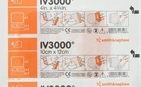 Smith & Nephew IV3000 Transparent Dressings 4 x 4 3/4 - Inch (Pack of 10)