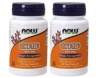 Now Foods - 7 Keto 100 Mg 60 Vcaps Pack Of 2