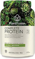 PlantFusion Complete Plant Based Pea Protein Powder, Non-GMO, Vegan, Dairy Free, Gluten Free, Soy Free, Allergy Free w/Digestive Enzymes, Dietary Supplement, Natural, No-Stevia (30 Servings) 2 Pound