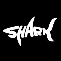 Shark Text Vinyl Decal Sticker | Cars Trucks Vans Walls Laptops Cups | White | 5.5 inches | KCD997