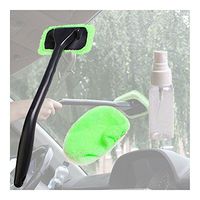 Microfiber Windshield Clean Car Auto Wiper Cleaner Glass Window Tool Brush Kit