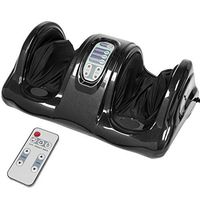 Best Choice Products Therapeutic Shiatsu Foot Massager Kneading and Rolling for Foot, Ankle, Nerve Pain w/High Intensity Rollers, Remote Control, 4 Programs, 3 Massage Modes - Black