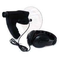 NUZAMAS Parabolic Dish Directional Microphone, Monocular X8 Times Long Distance Hearing, Birds Listening Telescope, Bush Walking, Hunting, Fishing, Camping Tools