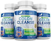 Colon Cleanser & Detox for Weight Loss - 3000mg Max Strength Detox Cleanse - Colon Detox Pills for Men & Women - Flush Toxins, Bloating & Boost Energy (3 Pack)