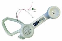 Amplified Receiver Handset With Cord, Provides Improved Telephone Reception For The Hearing Impaired, Light Gray