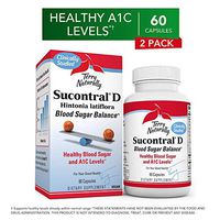Terry Naturally Sucontral D (2 Pack) - 20 mg Hintonia Latiflora, 60 Capsules - Supports Blood Sugar Balance & Carbohydrate Metabolism - Non-GMO, Gluten-Free - 120 Total Servings