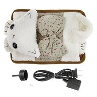 Protable Rechargeable Explosion Proof Hot Water Bottle Cute Cartoon Electric Winter Body Hand Foot Warmer Pain Relief Heat Warming Bag - No Water Injection