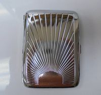 Eclipse High Shine Polish Cigarette Case, holds King Size 3102S14