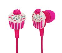 candywirez Cupcake Earbuds with Microphone, (EB-BIM-Cake)