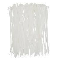Bundle Buddies Cable Ties with Tensile Strength of 50 lb, 100 count, 11-Inch Length, Ivory