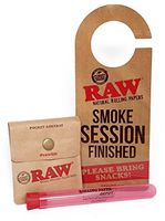 Bundle - 3 Items - RAW Do Not Disturb Sign, Pocket Ashtray and RPD Kewltube
