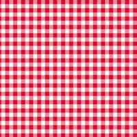 Disposable Red and White Gingham Paper Napkins (Pack of 50)