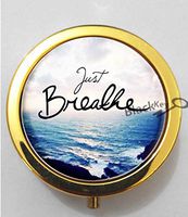 BlackKey Just Breathe 3-Compartment Decorative Pocket Gift Box Case Organizer for Pill, Color 2 -814