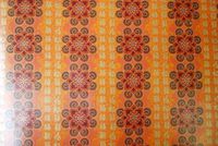 Gift Wrapping Paper - Fortune Flowers with "Good Luck"