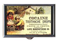 Cocaine 1885 Toothache Retro Decorative Pill Box