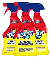 Resolve Urine Destroyer Spray Stain & Odor Remover, 32oz (Pack of 3)