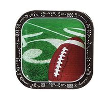 Football Touchdown Party Paper Plates 14 count, 9 inch