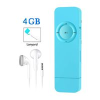 MP3 Player, Dyzeryk 4GB MP3 Player with USB Flash Drive, Portable HiFi Lossless Sound MP3 Music Player, Supports up to 64GB
