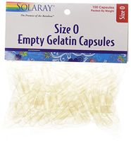 Solaray - Empty Gel Caps 0, 100 capsules
