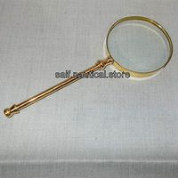 Sold Brass Magnifying Glass N