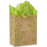 NW Ivy Lane Paper Shopping Bags - Cub Size - 8 x 4 3/4 x 10 1/4in. - 100 Pack