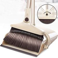 Home Rotatable Self Cleaning Broom, 180 Degree Broom and Dustpan/Dust Pan Set,Use for Office, Kitchen Home and Lobby Broom and Dustpan Combo