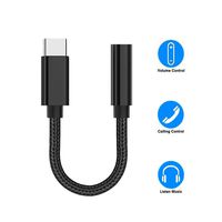 USB C Headphone Jack Adapter. Type C to 3.5mm Female Aux Audio Cable for Google Pixel 2 3 XL, Samsung, Essential, Huawei, Moto, OnePlus, HTC, Xiaomi etc.