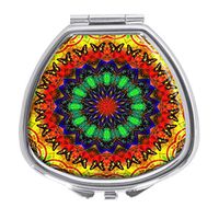 Udoosun Tie Dye Hippie Hippie Decorative Boxes Pill Box Silver Single Compartment Pocket Purse Travel Pill Case Medicine Tablet Holder Wallet