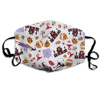 Halloween Happy Amazing Dust Mouth Mask Reusable Anti-Dust Face Mask Adjustable Earloop Skin Protection