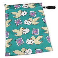 TYITCB Birds Mail Waterproof Reusable Snack Bag Large Capacity