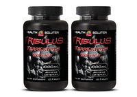 Testosterone Booster Men - Muscle Strength - TRIBULUS TERRESTRIS Extract 1000mg - Tribulus Supplement - 2 Bottles 120 Tablets
