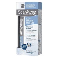 ScarAway 100% Silicone Scar Gel, improves the appearance of scars, prevents excessive scar formation, 0.71 Ounces, (20 Grams)