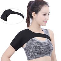 Fabal Sports Muscle Protect Brace Dislocation Injury Arthritis Shoulder Support Strap (Black)