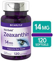 Zeaxanthin 14 mg | 120 Softgels | Supports Eye Health | Non-GMO, Gluten Free Supplement | by Carlyle