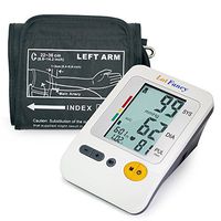 LotFancy Upper Arm Blood Pressure Monitor, 4-Users, 120 Memory, Fully Automatic Blood Pressure Monitor with Medium Cuff, Digital BP Meter with Large LCD Display, Storage Bag Included, FDA Certificate