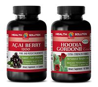 Weight Loss Products - ACAI Berry - HOODIA GORDONII - acai Quick Burn - Weight Loss Combo kit - (2 Bottles Combo)