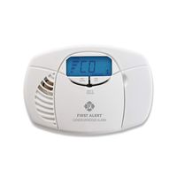 First Alert Carbon Monoxide Detector Alarm|No Outlet Required with Digital Display and Peak Memory, Battery Operated, CO410